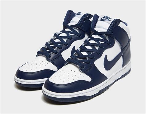 nike dunks high midnight navy|midnight blue dunks.